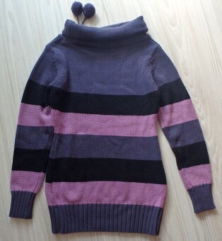 Rolákový pletený predĺžený pulóver zn. SAPS, v.S/M - 5