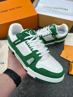 Louis Vuitton tenisky GREEN komplet balenie - 5