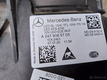 Predam na MB model B Typ W247 predne Full Led svetlomety - 5