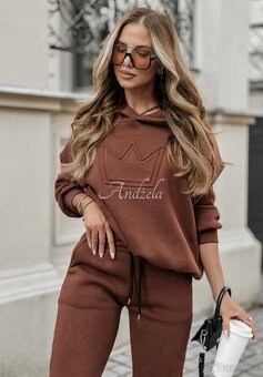 TEPLÁKOVÁ SÚPRAVA QUEENS HNEDÁ - 5