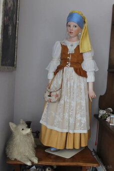 PORCELÁNOVÁ BÁBIKA od HILDEGARD GÜNZEL Dievča s perlovou náu - 5