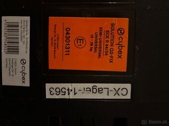 Autosedačka Cybex Solution Q2 FIX + podedak - 5