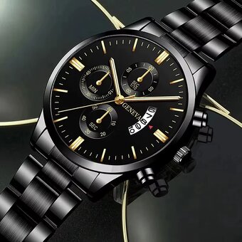 Elegantné pánske hodinky zn. Geneva - 5