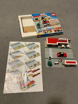 Lego 377 benzinka shell + krabica + návod 100% komplet set - 5