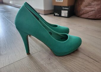 Tyrkysové lodičky veľkosť 37 - 5