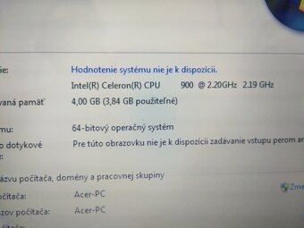 predám na diely notebooky Acer. - 5