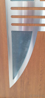 PLASTOVÉ VCHODOVÉ DVERE GOLDEN OAK 980mm.x2080mm. - 5