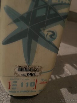 Lyze Rosignol 110, lyziarky Nordica 23,5cm - 5
