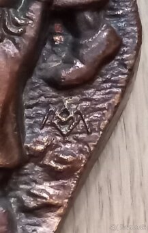 Liatinový reliéf roľnícka svadba - 5