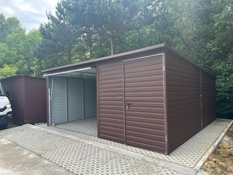 Plechová garáž 5x6m - 5