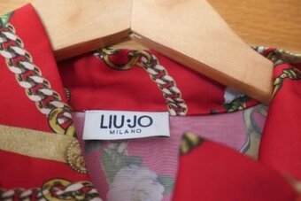 LIU JO monogram nenosene luxusne damske saty S/M - 5