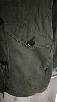 Zimná khaki bunda - parka s kožušinou Hollister - 5