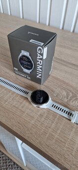 Garmin Forerunner 965 hodinky, Whitestone/Powder Gray - 5