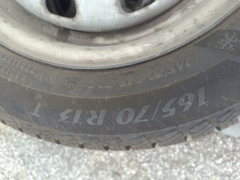 Matador 165/70 R13, zimné DOT22, + disky 4x100 R13 - 5