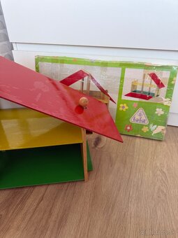 Retro drevený domček Tofa - 5