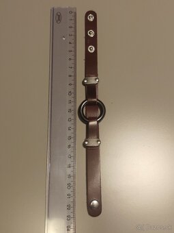 Predám štýlový pánsky koženkovy náramok - 5