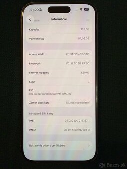 Iphone 15 PRO 128gb ( Natural Titan) - 5