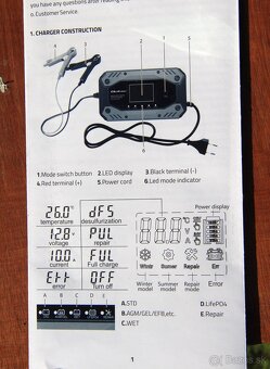Nabíjačka autobatérií 12V a 24V - 5