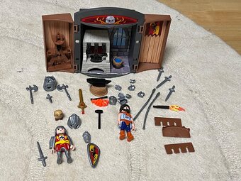Playmobil Kováčska dielňa s rytierom v kufríku - 5