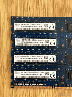 Predám pamäťové moduly DDR3 4GB - 5