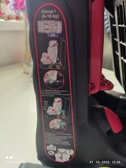 Autosedačka Coletto Sportivo s Isofixom 9-36kg - 5