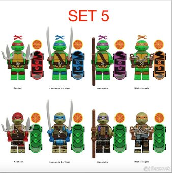 Mix postavičiek - typ lego - nové, nehrané - 5