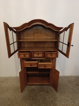 Rustikální komoda + vitrína, masív, Nábytek s příběhem - 5