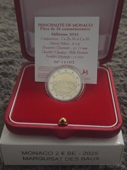 Monako 2025 2€ - 5