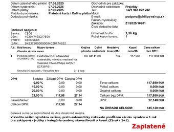 Odsávačka Philips Avent SCF397/31 - 5