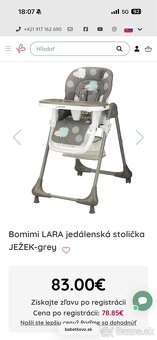 Stolička na kŕmenie BOMIMI - 5