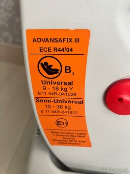 Britax Romer Advansafix 3 SICT detská rastúca autosedačka - 5