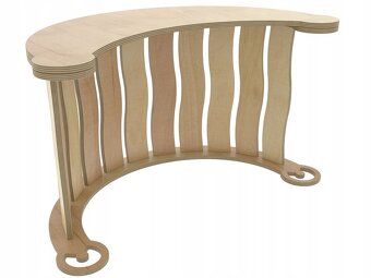 Montessori hojdačka s pultíkom na hranie - 5