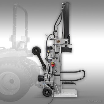 Štiepačka dreva Jansen TS-30K, 30 t kombi (PTO + elektrika), - 5