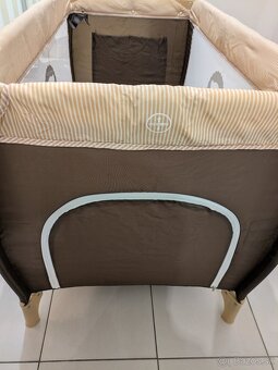 Cestovná postielka Lionelo Sven Plus (hnedá) - 5