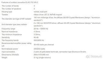 ELAC FS 249.2 Black High Gloss / AKCIA - 5