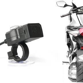 Zásuvka na motocykel pre USB - 5