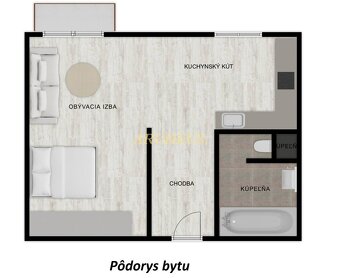 NOVÉ V PONUKE-ZREKONŠTRUOVANÝ 1 -IZBOVÝ BYT, HUMENNÉ-CENTRUM - 5