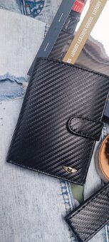 Kožená čierna peňaženka PeTerson - 5