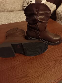 Kožené členkove čižmy - 5
