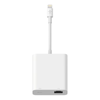 Belkin Lightning Ethernet adaptér – priamo pre iPad/iPhone - 5