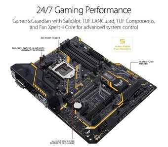 ASUS TUF Z370-PLUS GAMING+Intel® Core™ i5-8600K - 5