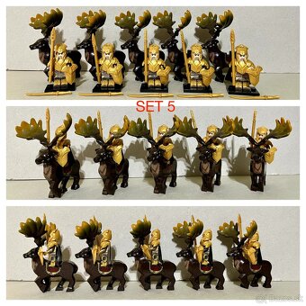 Figúrky pán prsteňov 4 (5ks) typ lego, nové - 5