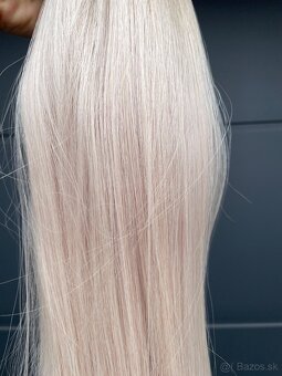 Ruské vlásky ombré 70cm/200g nakeratinované - 5