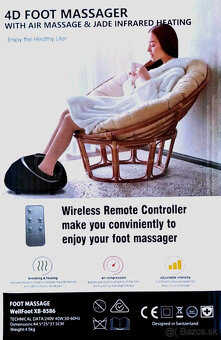 SHIATSU-vzduchovy masážny prístroj na nohy s infra magnetmi - 5