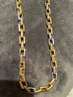 ZLATA RETIAZKA 14k 585 79,7g BIELO-ZLTE ZLATO - 5