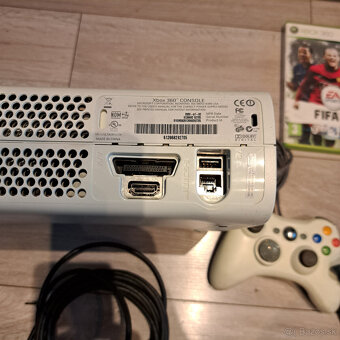 Xbox 360 White funkčný s USB joystickom a HDMI káblom - 5
