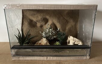 Terárium 60x40x40 s 3D stenou - 5
