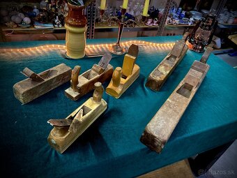 Staré drevené hoblíky – rôzne druhy - 5