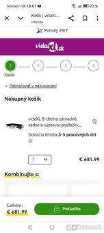 Predám bielu ratanovu záhradnú sedaciu súpravu - 5
