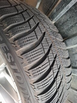 Alu disky 5x112 R17 Škoda Stratos + 215/55 R17 zimné pneumat - 5